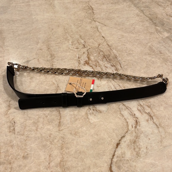 Beautiful handcrafted Leather and Metal Chain Belt - Sz Large - NWT - Picture 15 of 16